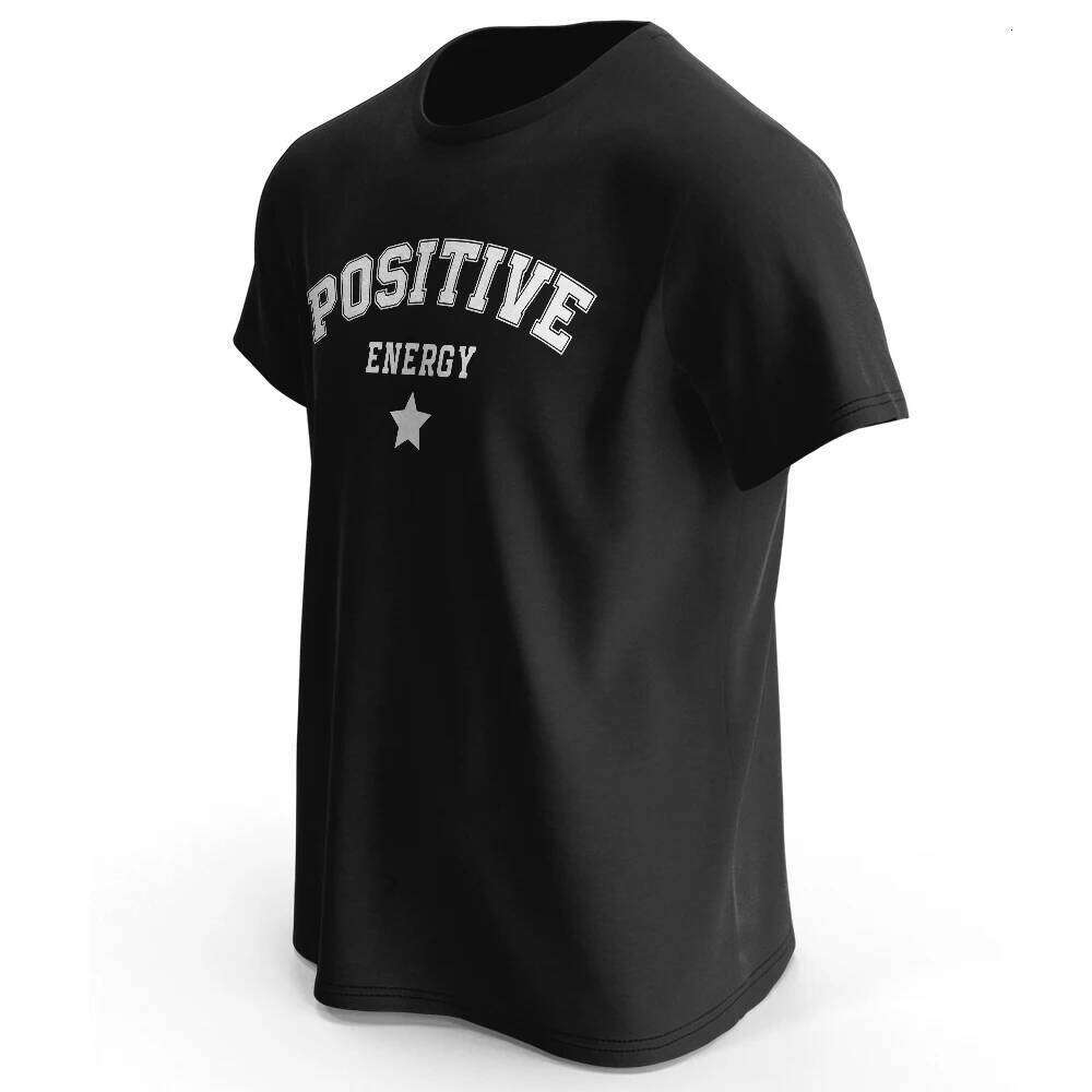 Men's Positive Energy Tees and T-Shirt: Trendy Urban Streetwear for a Stylish Summer Look C260228 - view 3