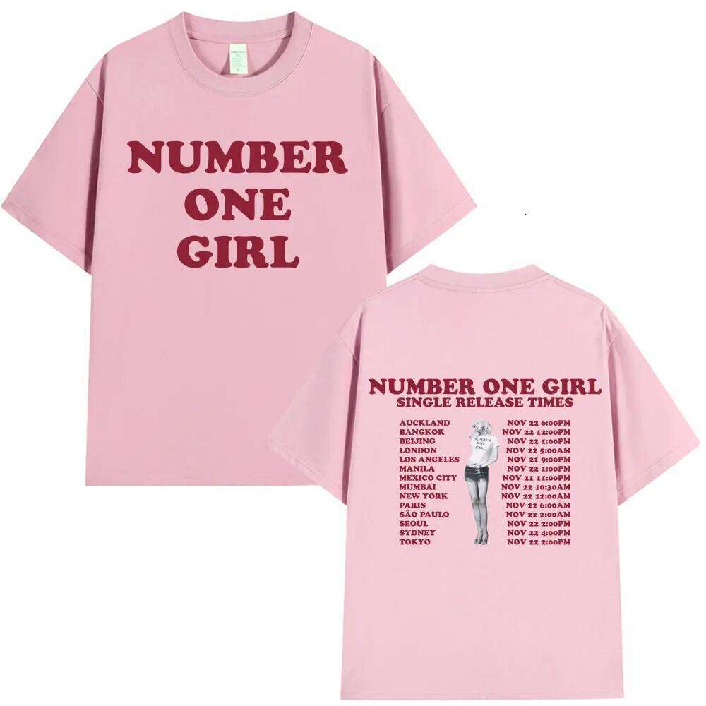 Ros Number One Girl T Men Women Clothing Harajuku T-shirt Y2k Unisex High Quality Cotton Short Sleeve Tee Shirt Fans Gift C260228 - view 3