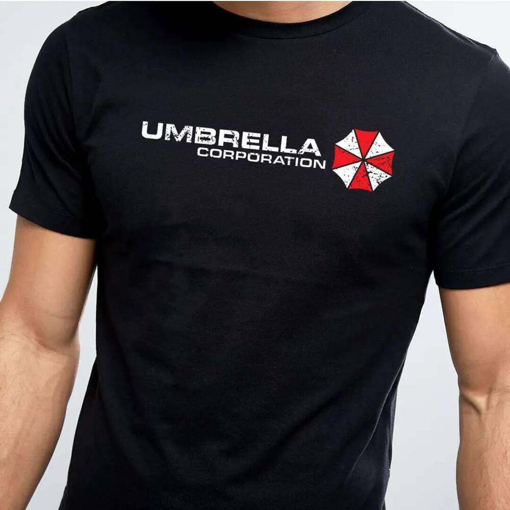 Resident Evil Umbrella Corporation T Shirt - Black Iconic Logo & Slogan 3D Printed Perfect for Game Fans C260228 - view 4