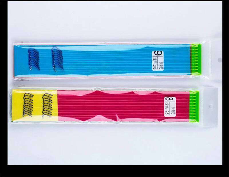 10 Pairs/lot Steel Hooks Tied Line 2/4/6/8/10# High Carbon Carp Hook Japan Sea Fishing Anzol A309 Z260228