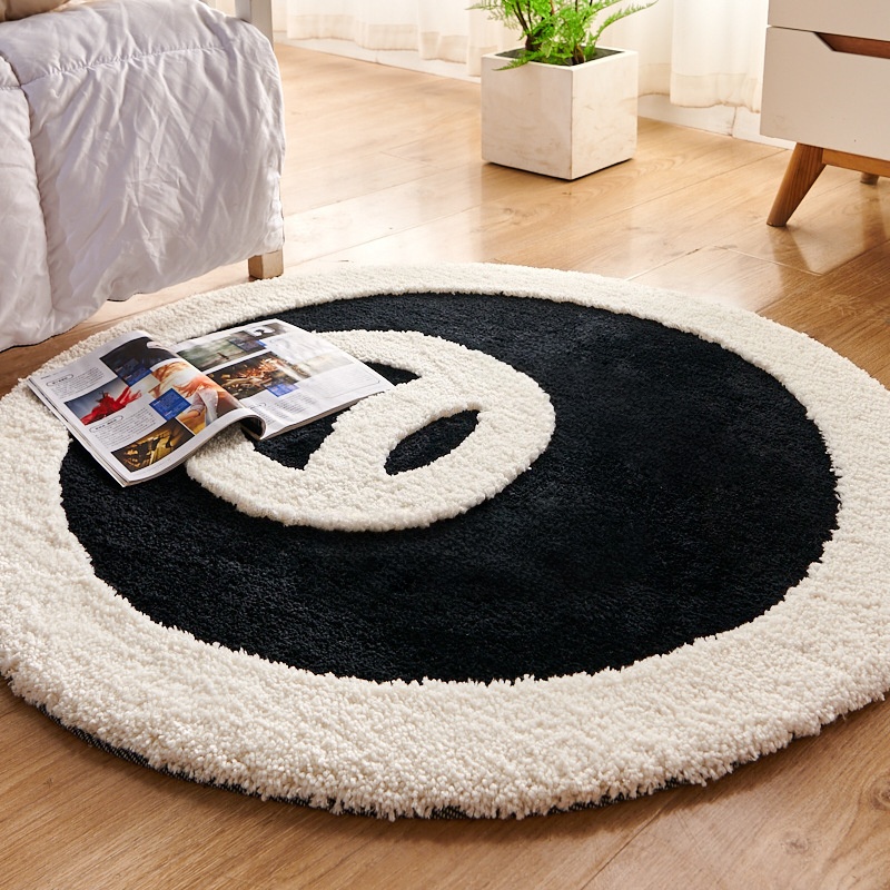 Designer Rug Non-slip Hine Washable Edge Advanced Carpet Floor Mat Living Bedroom Coffee Table Sofa Bedside Room Dirt Resistant Blanket
