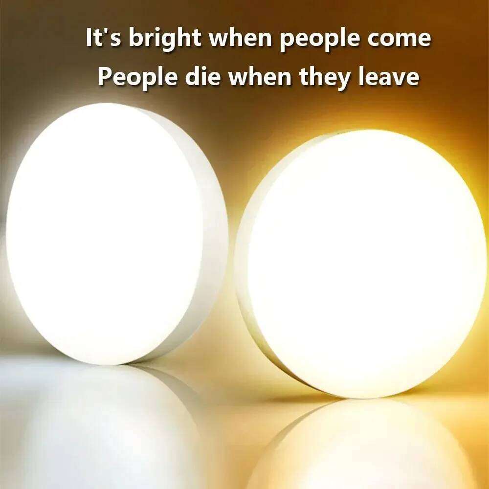 Human Intelligent Light Portable LED Night USB Charging Induction Emergency Bedside Cabinet WardrobeAutomatic Switch Lighting Z260227