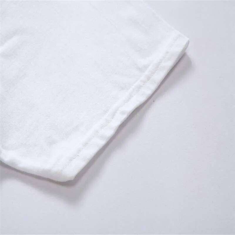 Men's 100% cotton summer loose Creative Letter print casual slim fit round neck short sleeved T-shirt top C260228 - view 6