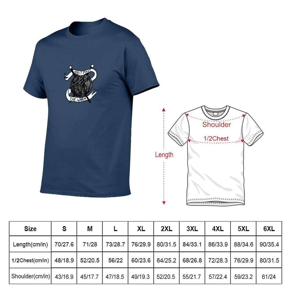 Knit Fast Die Warm for graphic tees man funny t shirts cotton T-Shirt C260228 - view 6