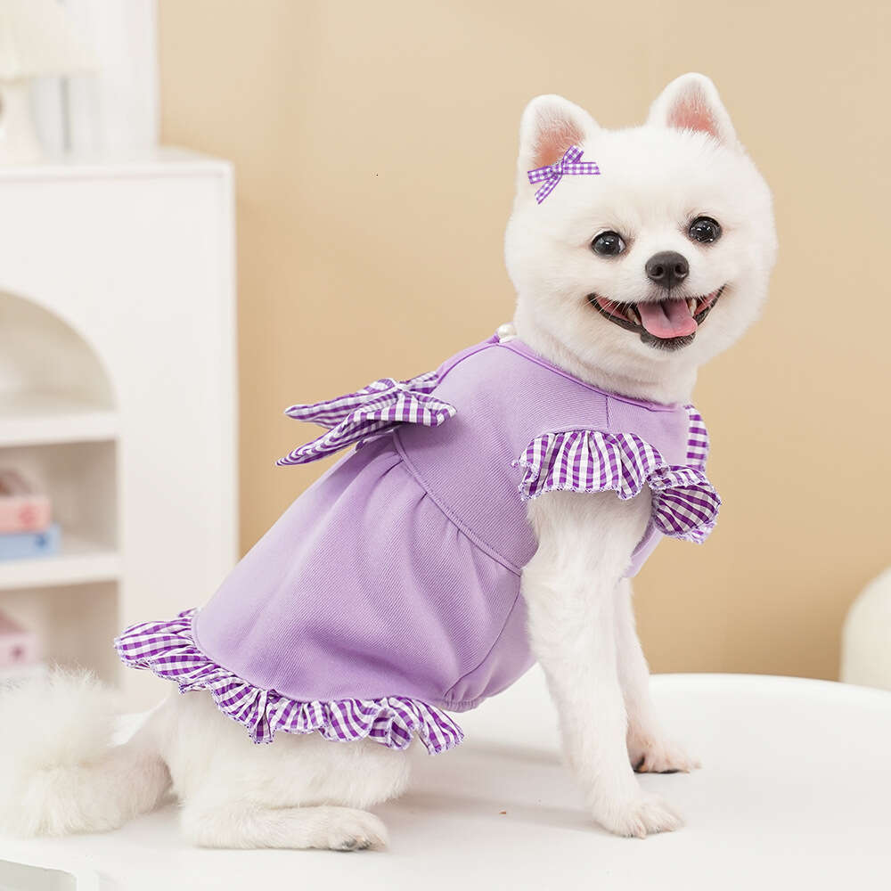 Famous brand Hot Selling Autumn Winter Pet Clothes New Dog Supplies Cat Hoodie Fleece Lined Leash Compatible for Medium and Large Dogs pupakaIK