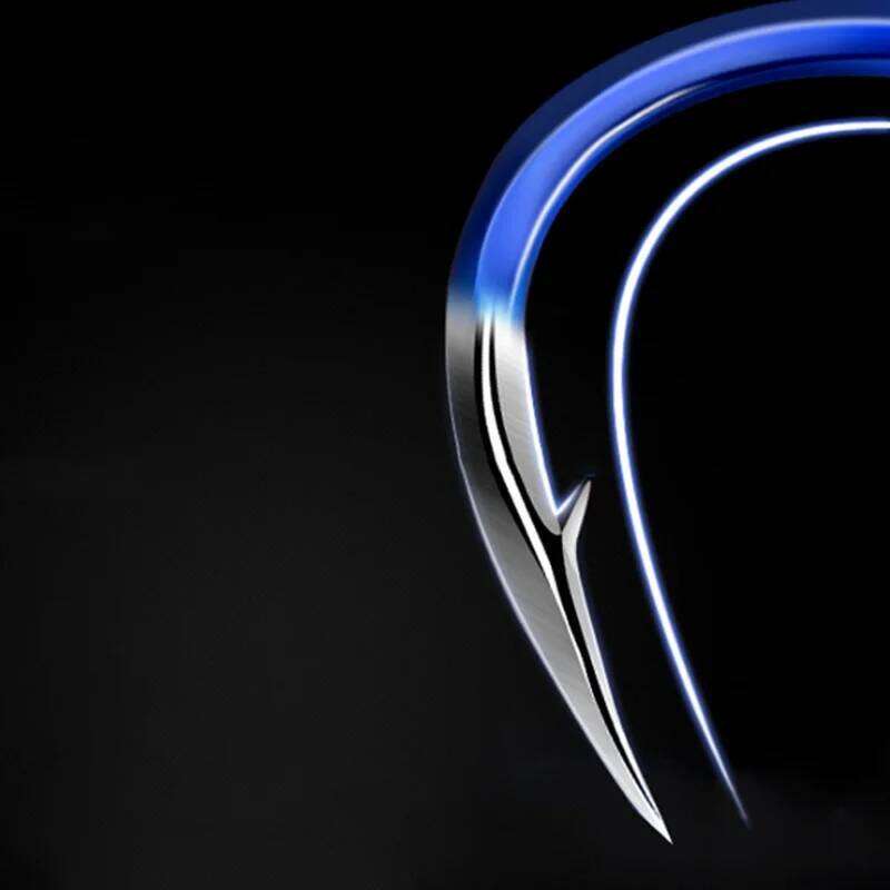 DYGYGYFZ 50pcs/lot Carbon Steel 1#-10# Jig Head Crank Barbed Hook for Soft Worm Bass Fish Tackle Fishing Hooks Z260228