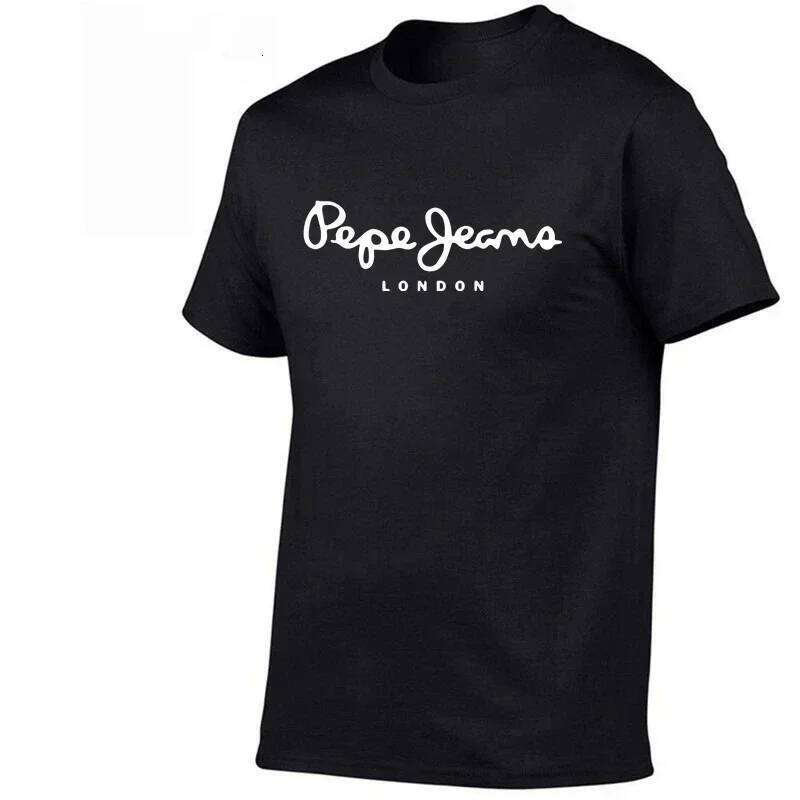 2025 Newest Pepe-Jeans-London Logo T-Shirt Summer Men's /Women's Short Sleeve Popular Tees Shirt Tops Unisex C260228 - view 3