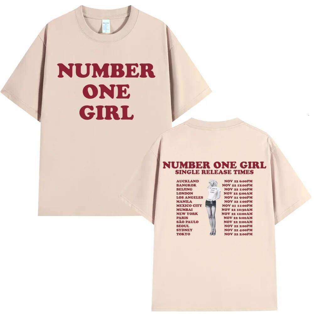 Ros Number One Girl T Men Women Clothing Harajuku T-shirt Y2k Unisex High Quality Cotton Short Sleeve Tee Shirt Fans Gift C260228 - view 4