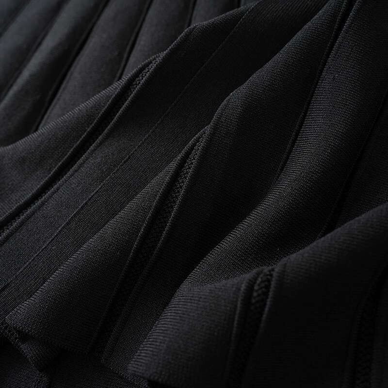 2026 summer designer style French social pocket knit petite hem slim fit dress a2 for women