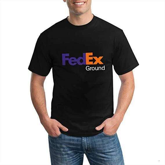 FedEx Unisex Fashion Short Sleeve Crew Neck T-Shirt Graphic Tees Casual for Men Women Funny Blouses Cotton Working Clothes Gifts C260228 - view 3