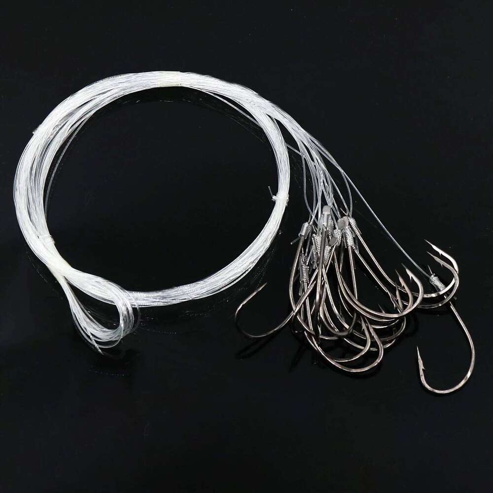 9KM Barreled Sub Line Barbed Wazumi Hook Tying Tools for Freshwater and Saltwater Fishing Z260228