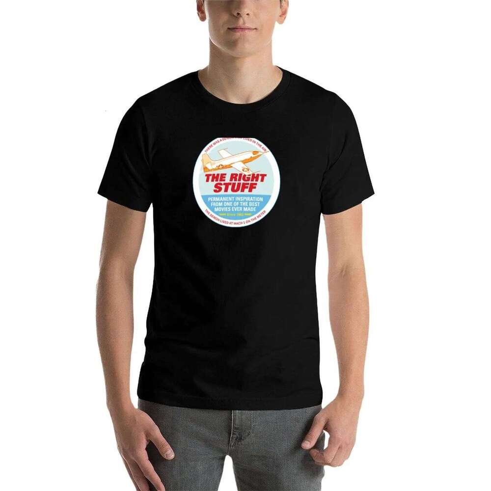 The Right Stuff T-Shirt essential t shirt luxury black cotton t-shirt plain for man package T-shirt C260228 - view 5