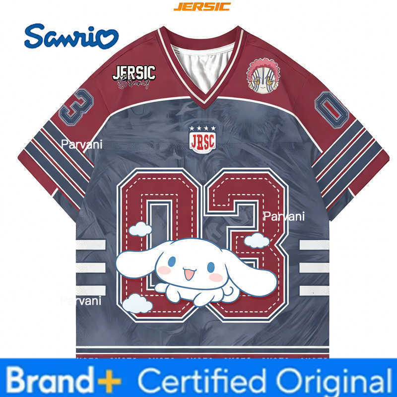 Sanrio 2026 Girls Kuromi Hellokitty Anime Kids/Adults T Shirt Summer Casual Tee Comfortable Fit Gift Y2k Clothes Football Top H260228