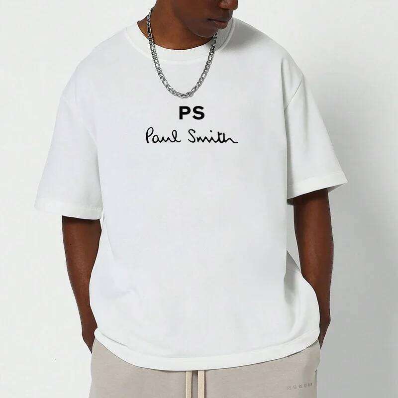 T-Shirt P-Pauls S-Smiths Summer Top Oversize Stretwear Semi-Retail T-shirt New Gift Y2k Men's Clothing Vintage C260228