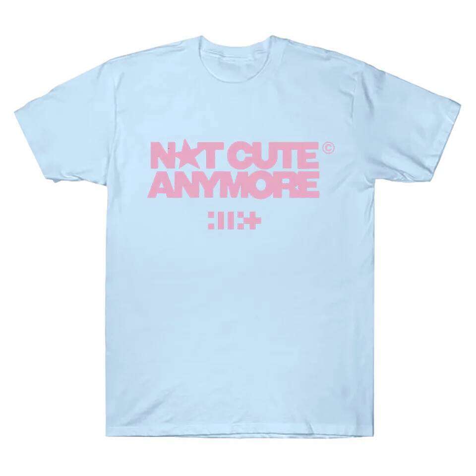 Not Cute Anymore Album T Shirts ILLIT Girl Band T-shirt Korean Fashion Summer Women Men Short Sleeve Casual Cotton Y2K Tee C260228 - view 6