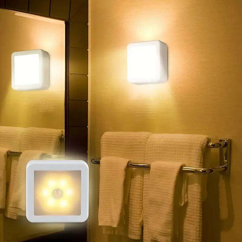 Motion Controlled Human Body Sensor LED Night Smart Battery Operated WC Bedside Lamp For Room Hallway Pathway Home Light Z260227