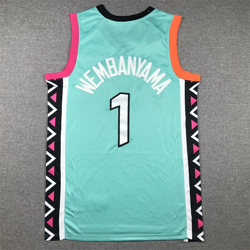 Victor Wembanyama Men Youth Kids Basketball Jerseys Jersey City Black San Anton Spur Stephon Castle Wear vest adult children Edition