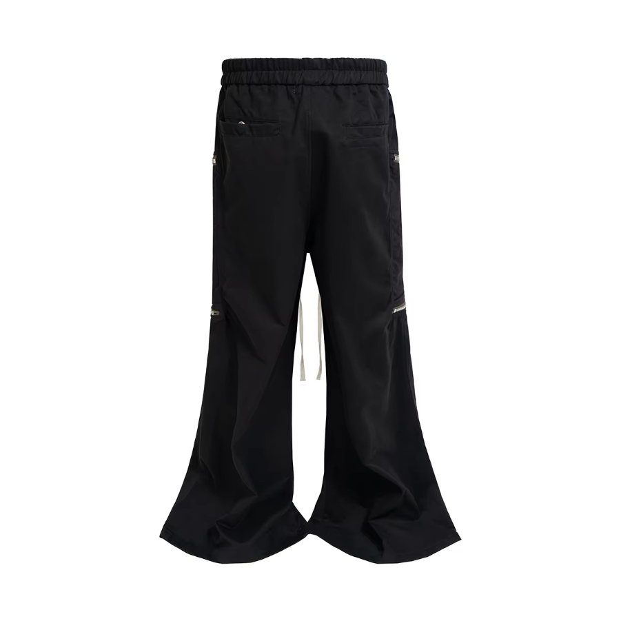 Zippers Large Pockets Cargo Pants Men and Women High Street Wide Leg Baggy Trousers