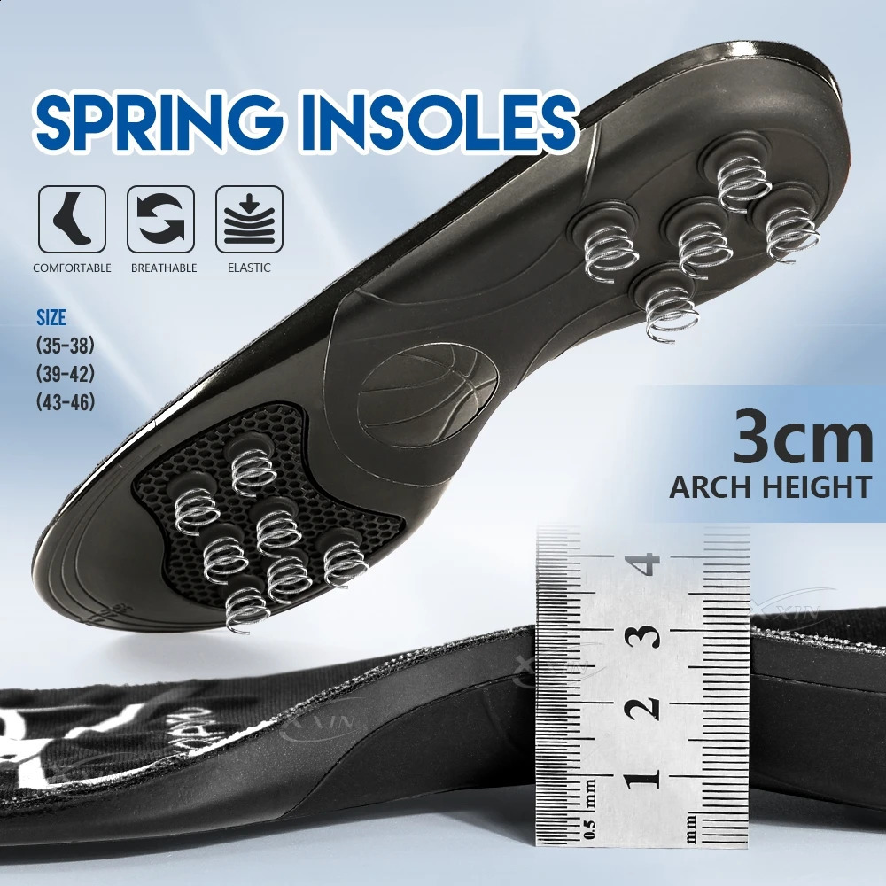 XxinSpring silicone Gel shoe Insole Pad Elastic sport shoes cushioning insoles for basketball size 35-46 260625 - view 3