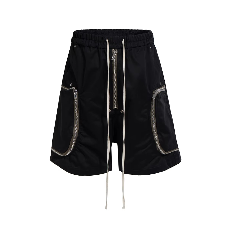 Zippers Large Pockets Cargo Pants Men and Women High Street Wide Leg Baggy Trousers