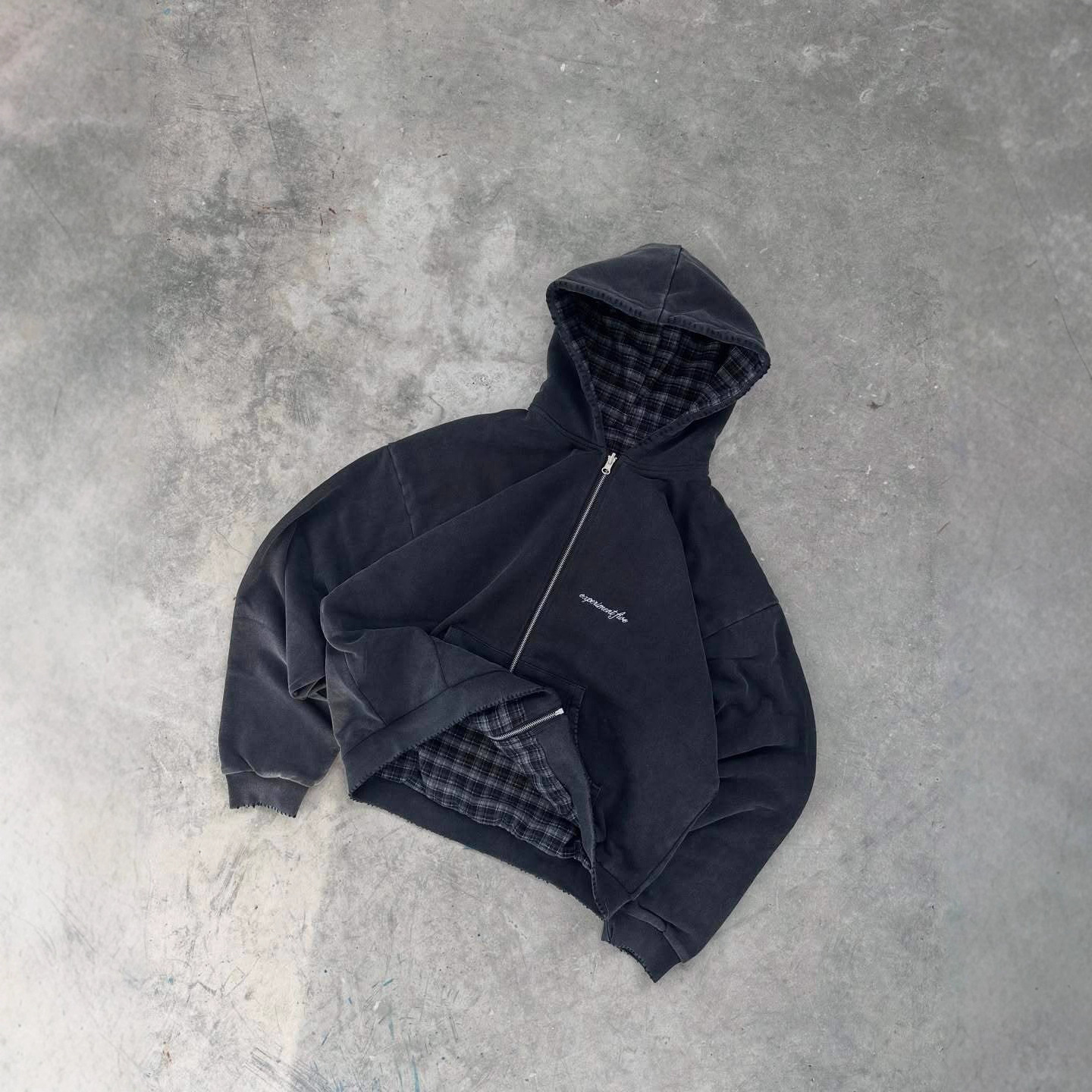 Trendy Dual-Face Casual Hoodie Featuring Vintage Letters - Perfect for Seasonal Fashion z260601