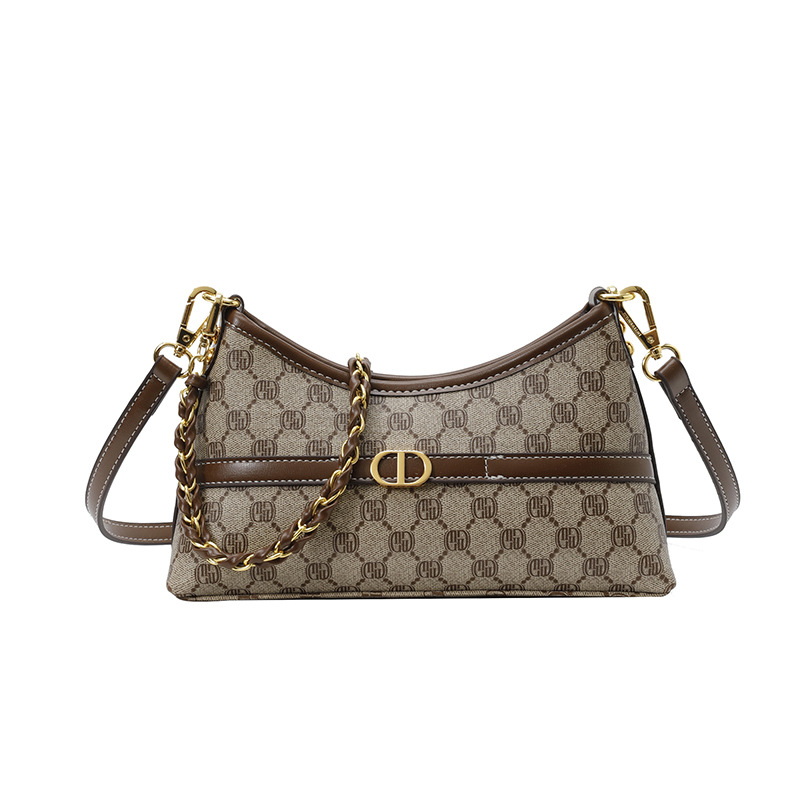 Free shipping luxury Shoulder Bags Simple and large capacity shoulder bag armpit women's bag high-end feeling chain commuting crossbody bag