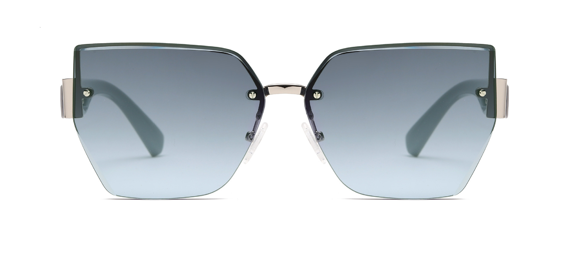 2026 New Fashion Designer Sunglasses Women's Trendy Half Frame Cut Edge Sunglasses Men's UV Resistant Luxury Sunglasses Essential For Outdoo