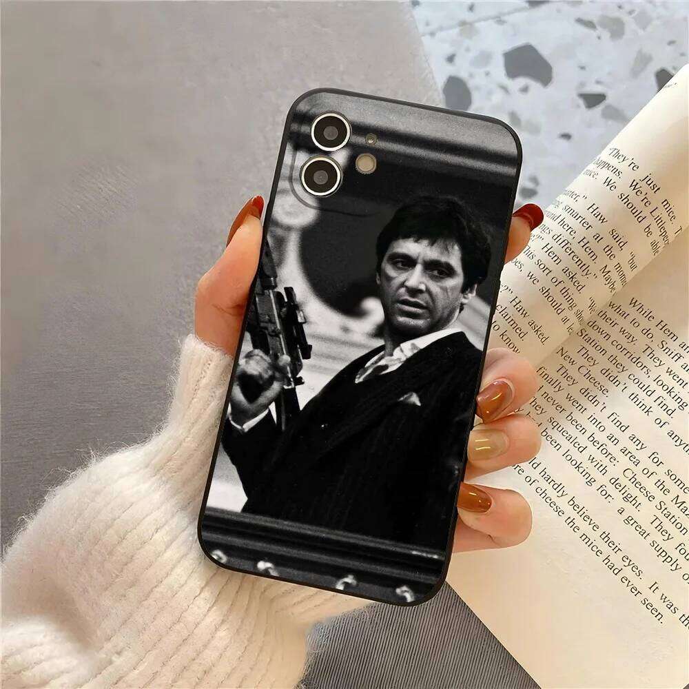 T-Tony M-Montana S-Scarface Phone Case For iPhone 17 16 15 11 12 14 13 Pro Max Mini X XR 7 8 Plus SE4 17E Shockproof Soft Cover 26Y0601