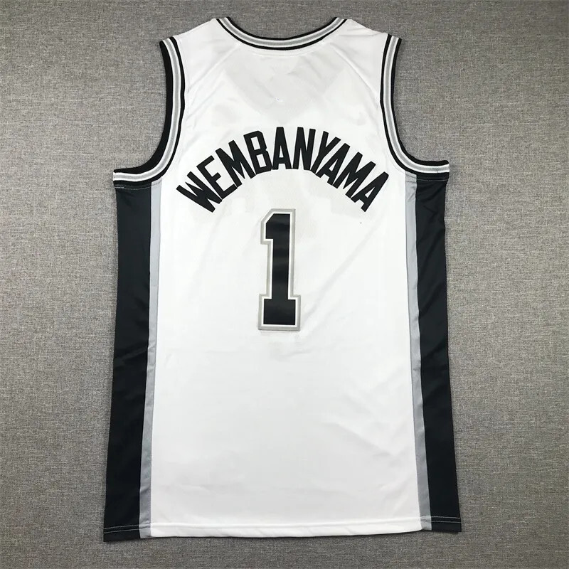 Victor Wembanyama Men Youth Kids Basketball Jerseys Jersey City Black San Anton Spur Stephon Castle Wear vest adult children Edition