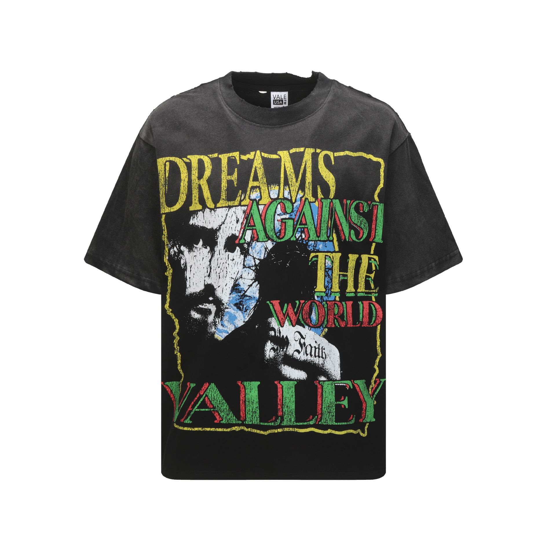 Men's T-Shirts Vally American Drop Animal Print Shorts Sleeve Harajuku Gothic Graphic Madam Top Street T-shirts Fashion Men Women Clothes