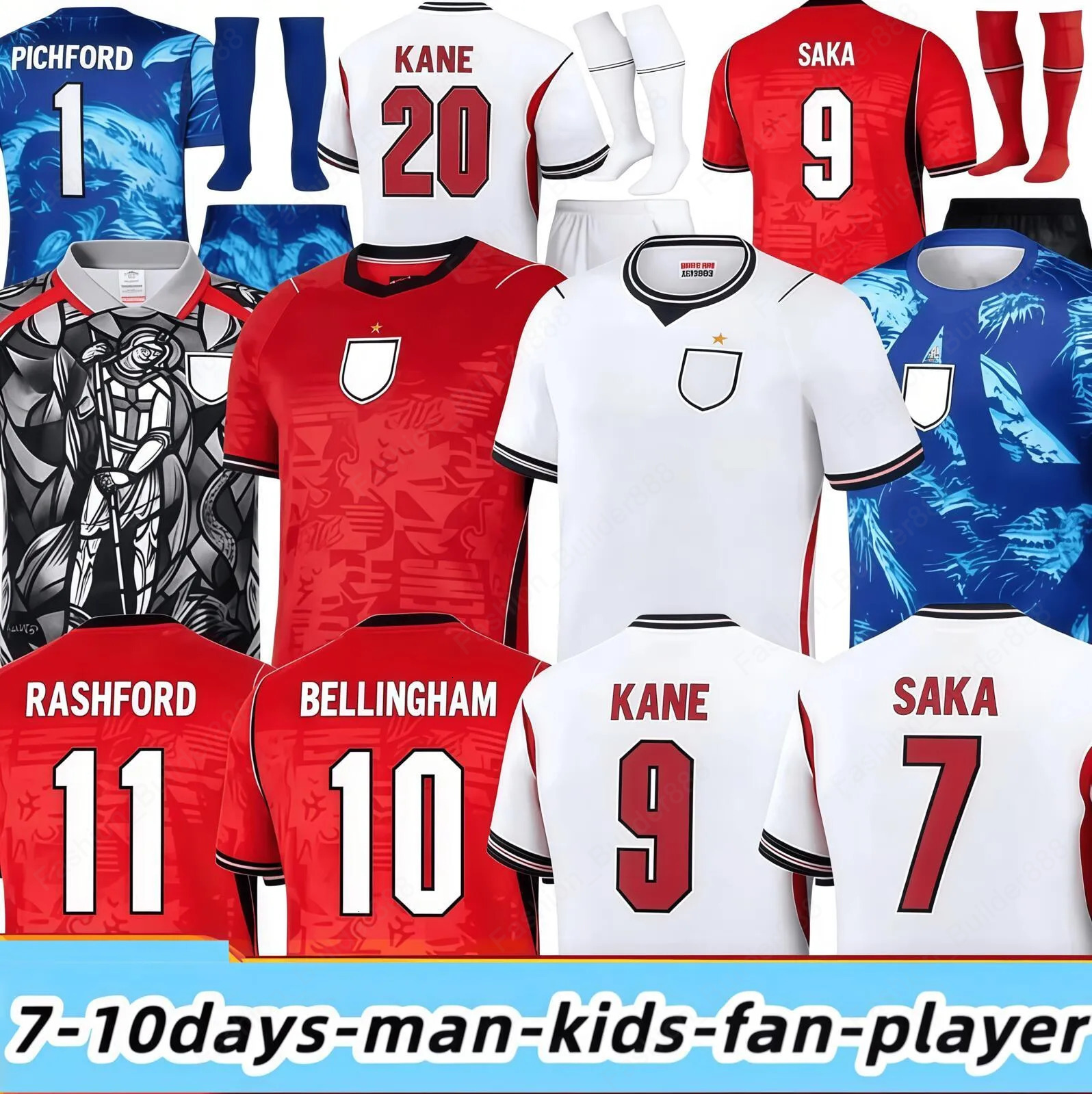 world cup 2026 England football shirt kit BELLINGHAM PALMER MAINOO KANE RICE SAKA Soccer Jerseys camisa de futebol women men kids long camiseta 25 26 