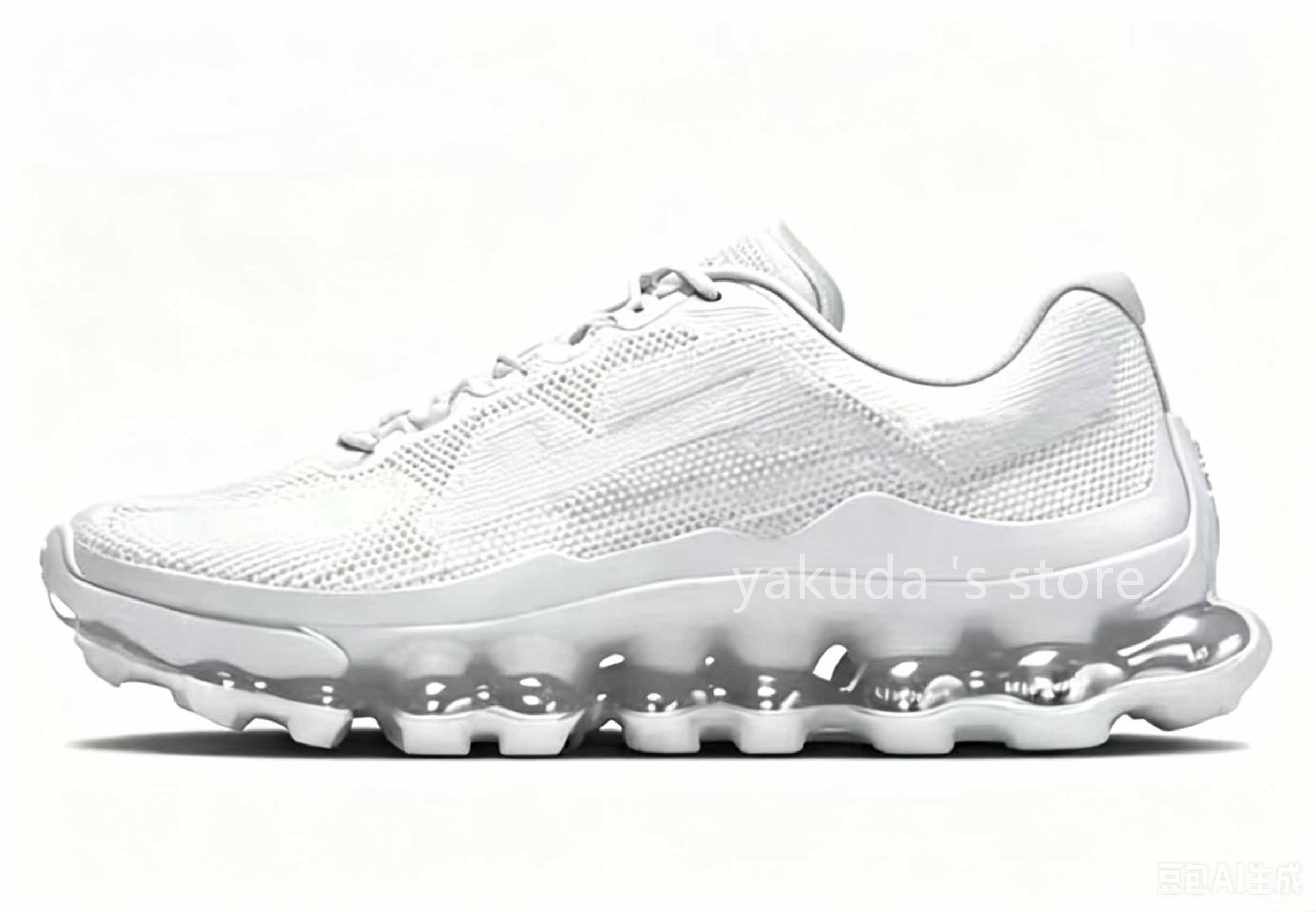 Free Shipping New Arrival Men Women Mesh Air Cushion Sneakers Full Transparent Air Sole Breathable Outdoor Training Running Shoes - view 7