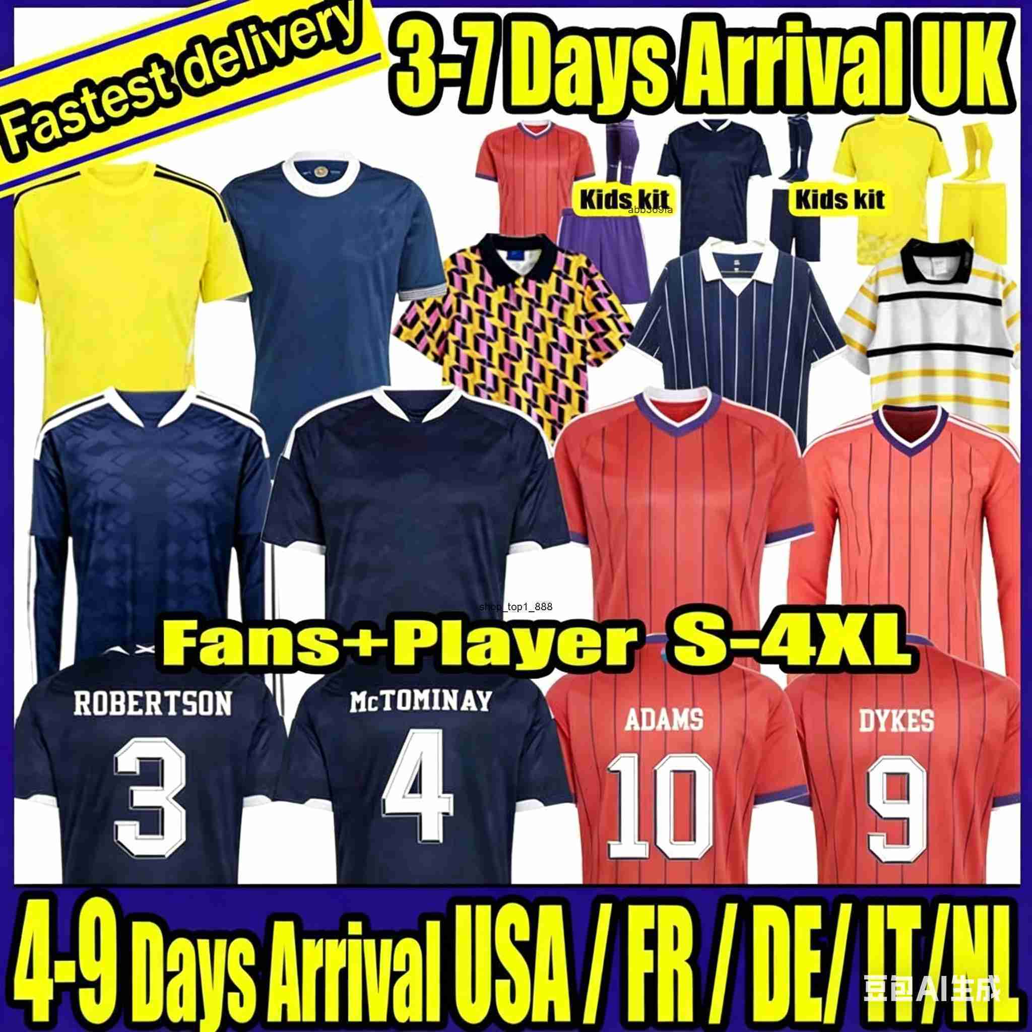 2026 2027 Scotland Soccer Jerseys ROBERTSON McTominay McGREGOR SHANKLAND MCGREGOR Football Shirt Home Away thrid maillot de Foot men kids kit unifrom