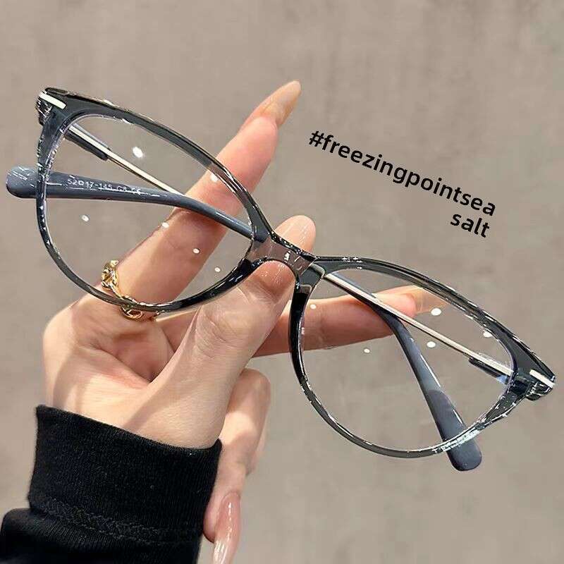 New fashionable ultra high definition women's cat eye reading glasses, anti blue light, myopia glasses