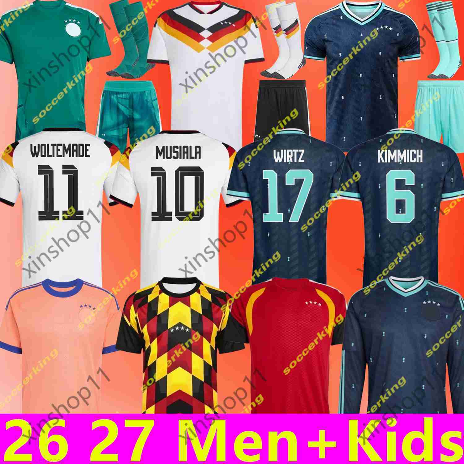 germany jersey 2026 world cup Germany Kit alemania dfb trikot KIMMICH MUSIALA deutschland trikot 26 27 football shirts HAVERTZ WIRTZ Deutschland maill