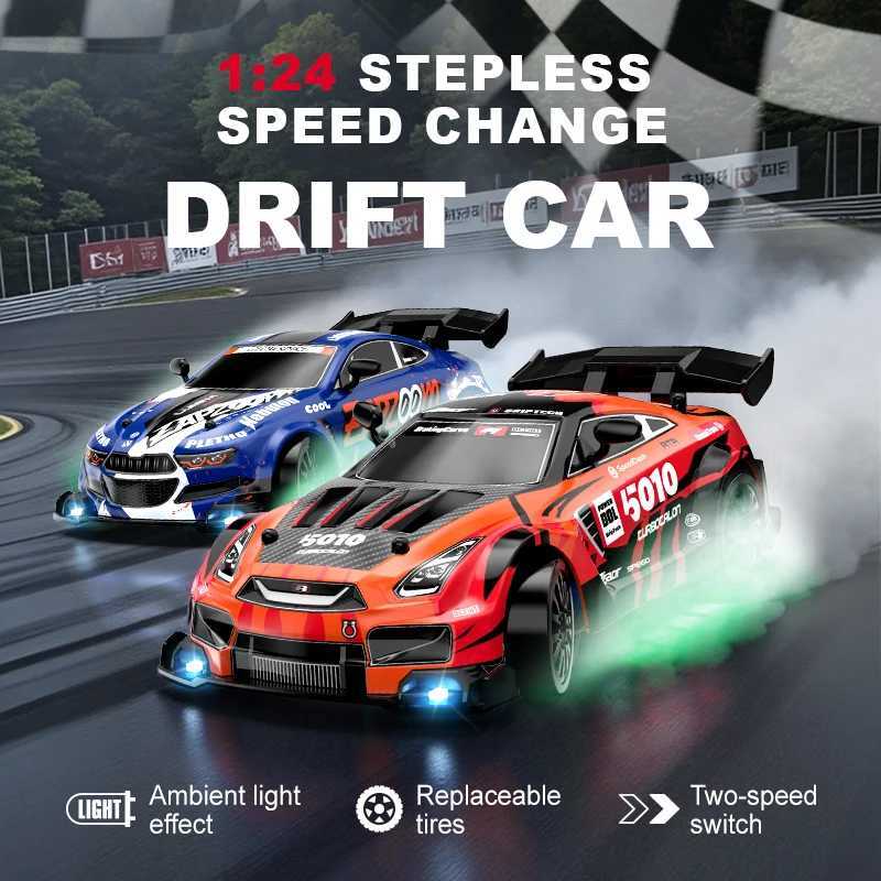 1 24 Remote Control Four-wheel Drive Drift Car Continuously Variable Transmission RC Toy Car Racing Drift Electric Children Toy L260601