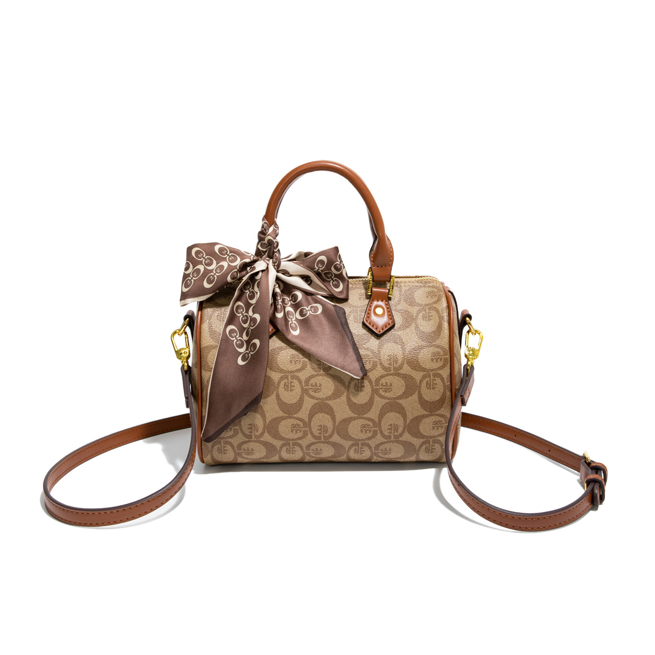 MONICA KIKI printed luxury versatile designer Boston bag trendy and fashionable shoulder bag for women