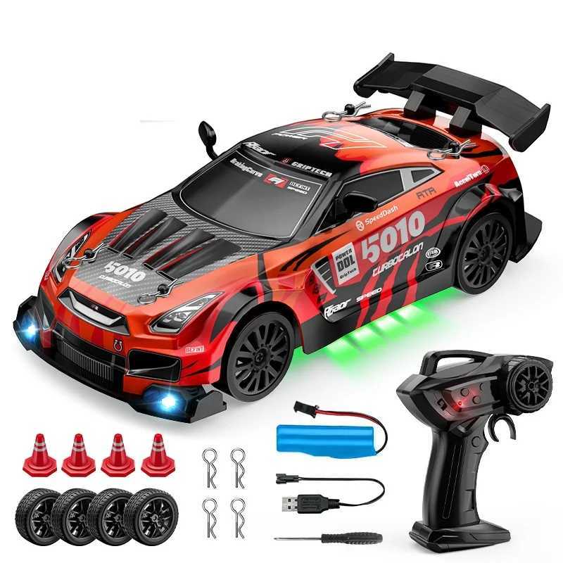 1 24 Remote Control Four-wheel Drive Drift Car Continuously Variable Transmission RC Toy Car Racing Drift Electric Children Toy L260601