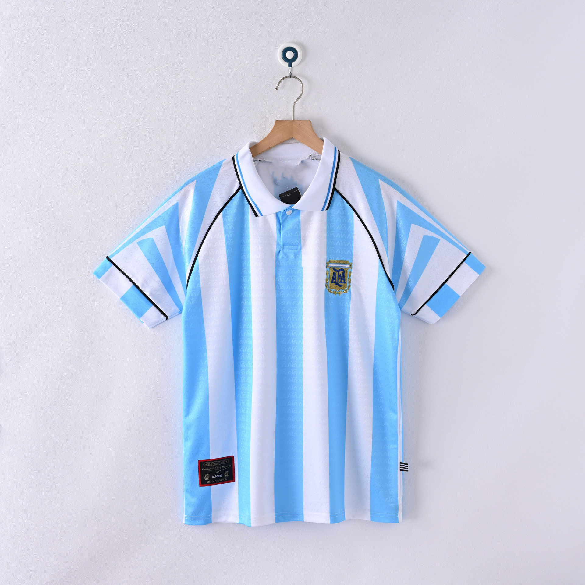 Argentina Retro Football Jerseys 1978/1986/1987/1996/1994/1998/2006/2014 Classic Retro Jersey, Customizable with Name & Number, Size S-2XL