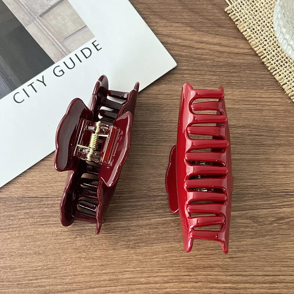 1pc Retro Acetic Acid Grip Clip Womens Half Hair Shark Clip Medium Hair Clip Temperament Hair Clip Headpiece260528BJ - view 6