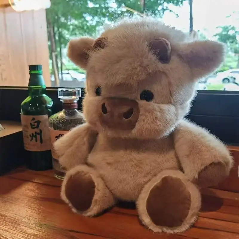 4560CM Cute West Highland Calf Doll Running Little Cow Plush Toy Cartoon Soft Stuffed Animal Companion Toy Appease Kid Doll 260528 - view 7