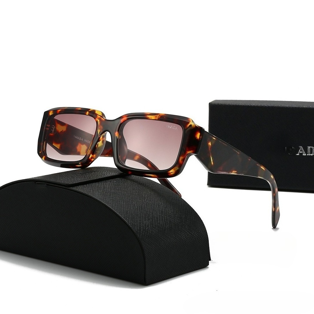 Unisex Minimalist Square Sunglasses Gradient Polarized UV400 Protection Full Frame Shades for Men Women Outdoor Sports Driving