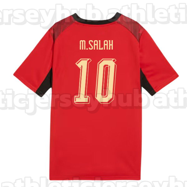 10 Mohamed Salah Egypt Home Shirt 2026 Soccer Jeresys Marmoush Adel Abdelkarim Trezeguet Ashour Hassan Attia Abdelmonem Abdelmaguid Hany Fatouh Custom