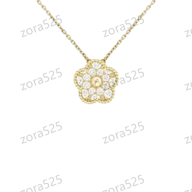 chains iced out pendant clover necklace custom pendant iced out chain 18K gold plated brown clover pendant boho natural stone travel friendly necklace gift for bride
