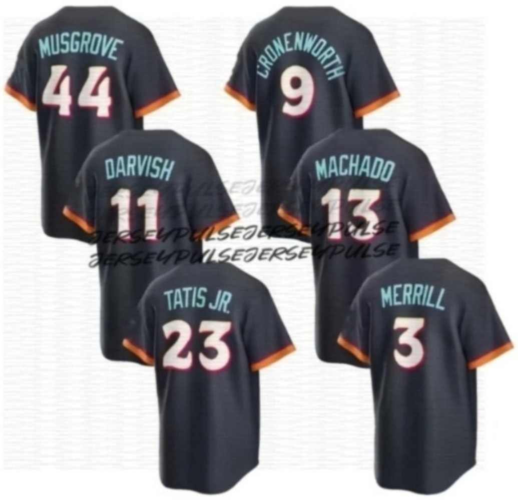 Best Seller Padre 2026 City Connect Baseball Jersey Machado Yu Darvish Merrill Bogaerts Tatis Jr. Joe Musgrove Pivetta Cronenworth Miller Ty France Je