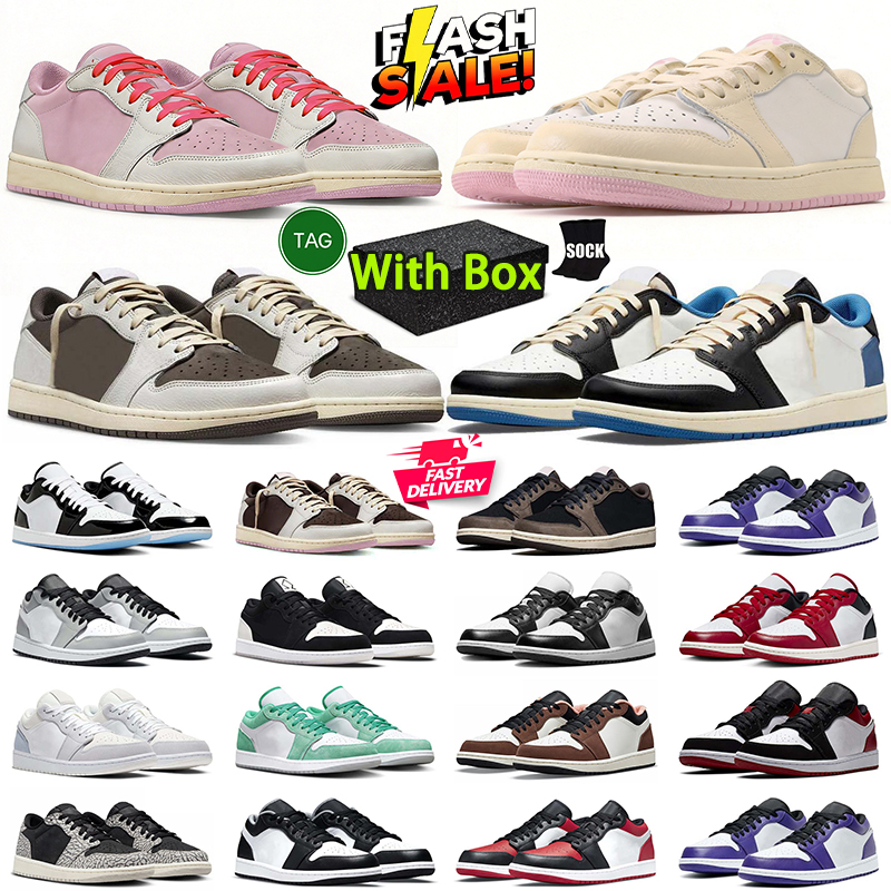 Designer 1S Scarpe Da Basket Basse 1 Sneakers Nero Bianco Shadow 2.0 University…