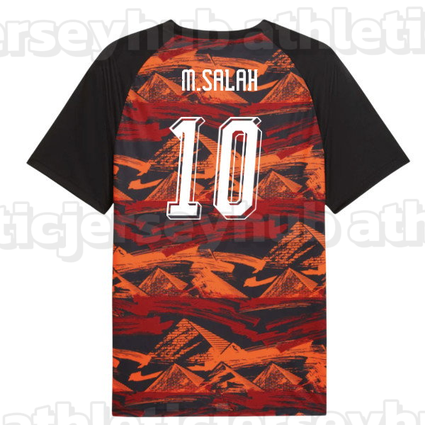 10 Mohamed Salah Egypt Home Shirt 2026 Soccer Jeresys Marmoush Adel Abdelkarim Trezeguet Ashour Hassan Attia Abdelmonem Abdelmaguid Hany Fatouh Custom