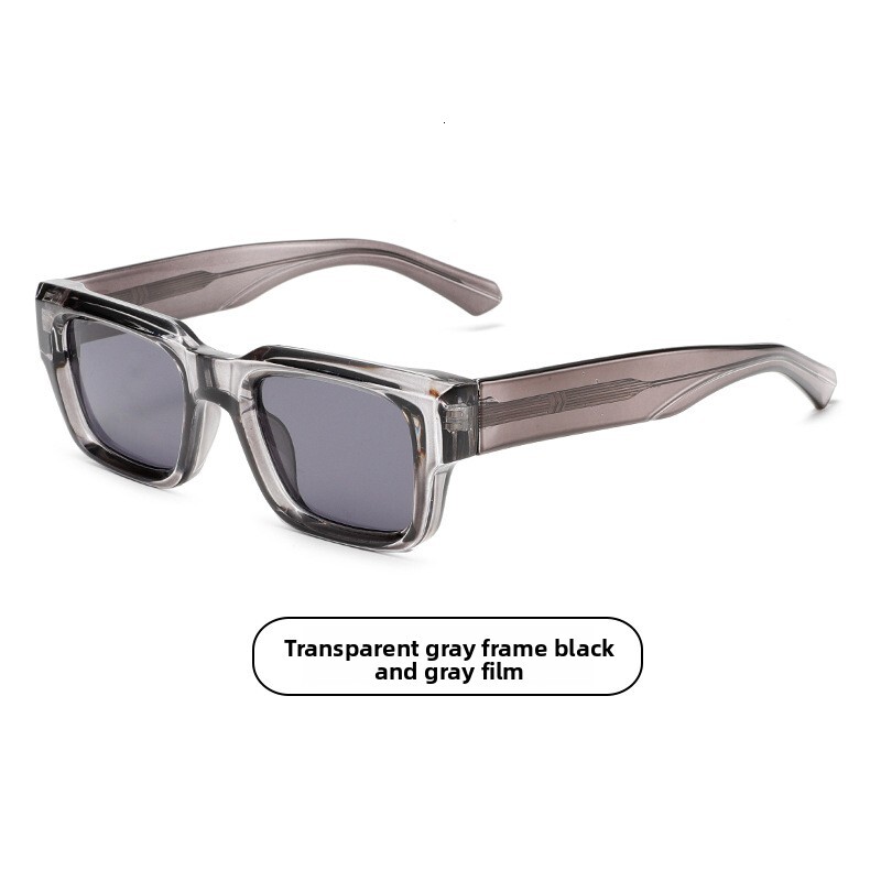 Popular Designer Sunglasses Men's Sunglasses, European And American Street Style, Instagram Influencer Model Square Sunglasses 3205 - view 5
