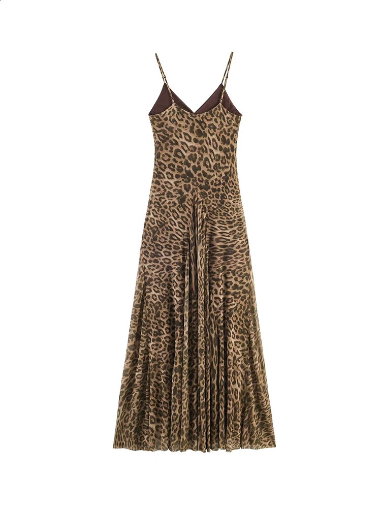 Ladies Sexy Summer Dress Women Vintage Leopard Print Sling Dress Party Suspender Sleeveless Backless Slimming Maxi Dress Female a260716 - view 5