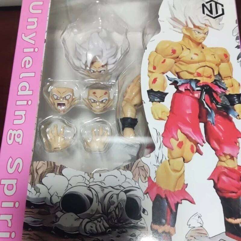 In Stock N&T Studio Son Dragon Ball Ssj N T Goku SHF Battle Damaged 3.0 Anime Action Figures Collectible Model Toys W260602 - view 4